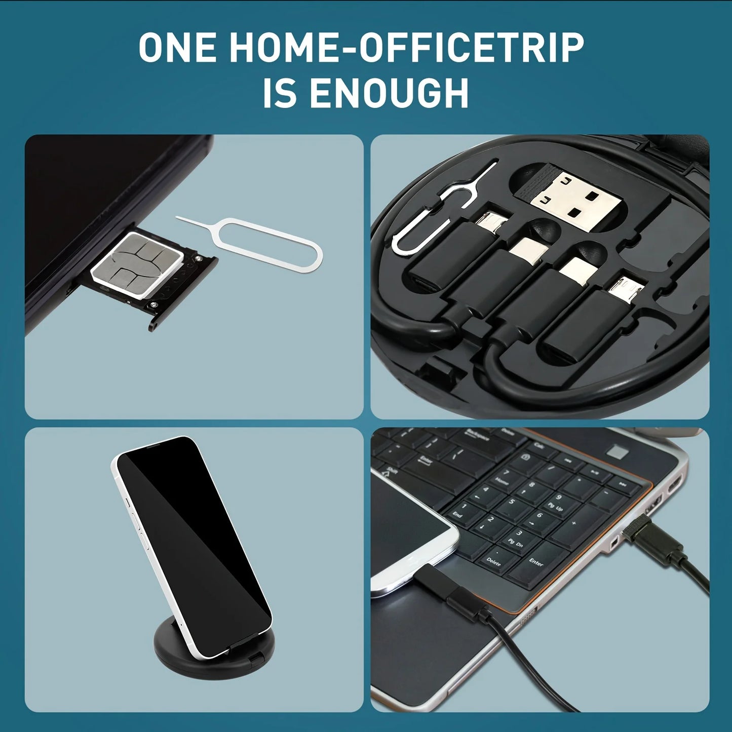Elegant Smart Cable Organizer Case